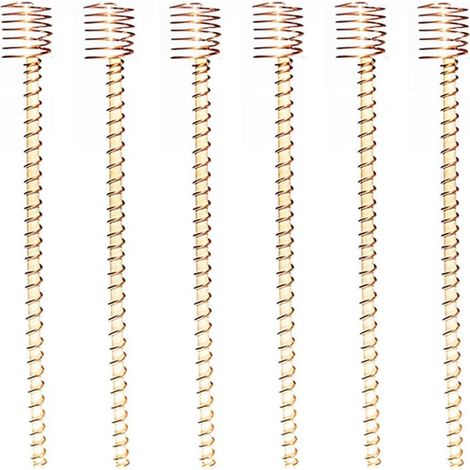 Lot de 24 piquets pour plantes d'électroculture, longueur 300 mm, longues tiges de jardin en cuivre, électroculture, jardinage, bobines de cuivre, outils de fil pour cultiver des plantes de jardin et (1/5)
