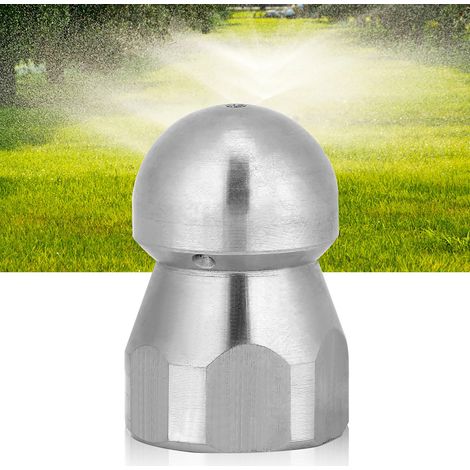 Buse de nettoyage de canalisations haute pression 3/8" pour nettoyeur haute pression (1/5)