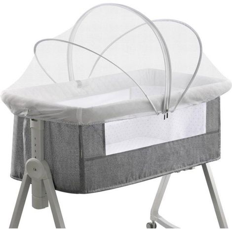 Housse de lit bébé - Moustiquaire pour lit bébé, lit de chevet, lit de voyage pour empêcher les chats dentrer - Moustiquaire respir (1/5)