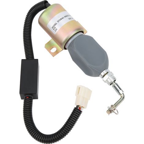Électrovanne d'arrêt de carburant, arrêt moteur électrique, accessoires d'extinction de flamme 37V84A‑56010 DC12V (1/5)