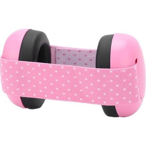 Protection auditive pour bébé - - Cache-oreille rose - Réduction sonore 31 db (1/4)
