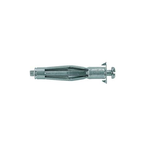 TASSELLO IN METALLO ZINCATO HM - S PER CARTONGESSO- - ø foro mm.8x40 vite mm.4x40 - 50 pezzi FISCHER