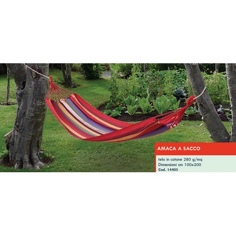 Amaca a Sacco con Telo in Cotone 100x200 cm FERLIVING