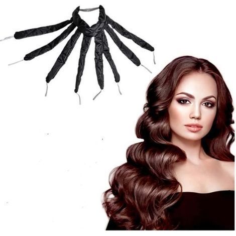 Hitzefreie Lockenwickler, Octopus-Haarreif mit hitzefreiem Lockenstab, DIY-Haarstyling-Tools für Faule.