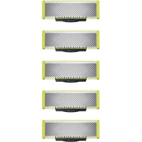 Ersatzklingen für OneBlade-Rasierer- und Haarschneidegerät – aus langlebigem Edelstahl, ideal zum Schneiden, Stylen und Rasieren – 5er-Pack (1/4)