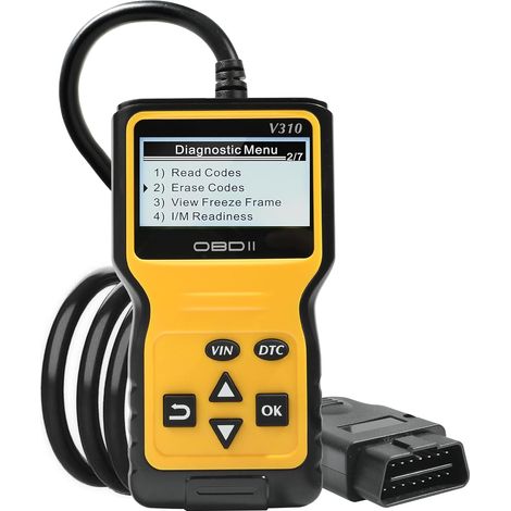 Diagnóstico OBD para coche, diagnóstico multimarca, dispositivo de diagnóstico para coche, diagnóstico de coche, diagnóstico OBD2 en español, compatible con todas las herramientas de diagnóstico OBDII (1/5)