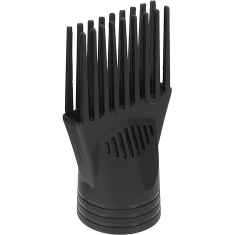 Universal Hair Dryer Comb Accessory Hair Dryer Comb Black Concentration Nozzle For Straightening And Detangling Concentrated Air Flow Easy Installation 13mm (1/5)