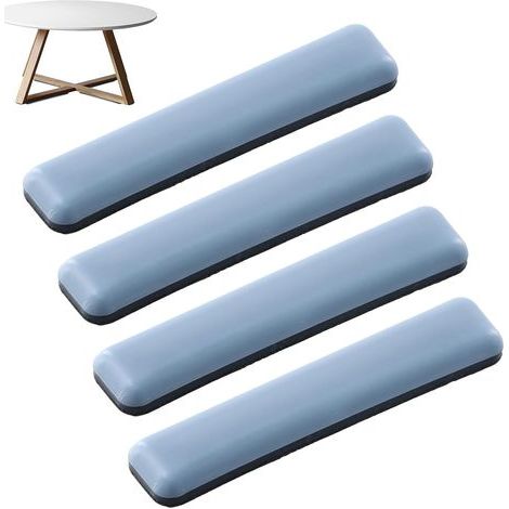 4 pattini di protezione in teflon per mobili - Adesivi - 19 x 70 mm, pattini di protezione per mobili in teflon, pattini per mobili per la protezione dei pavimenti (1/5)