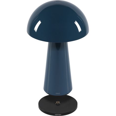 Century COCO lampe de table LED bleu avio design élégant (1/3)