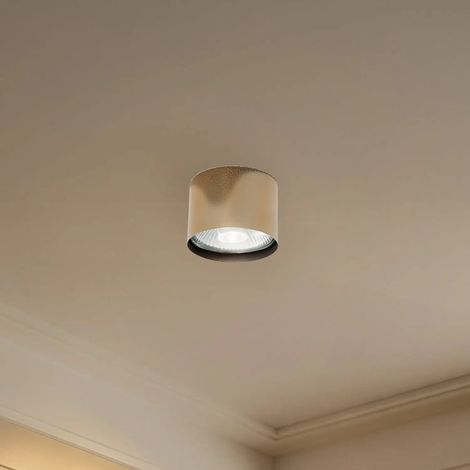 [GEBRAUCHT] B-Ware Deckenstrahler Chloe Deckenspot Strahler Messingfarben Stahl Dimmbar Gu10 Led