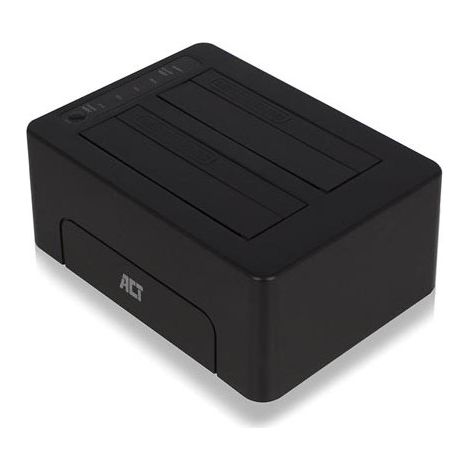 Estación doble de acoplamiento USB 3.2 Gen1 (USB 3.0) para discos duros (HDD)
