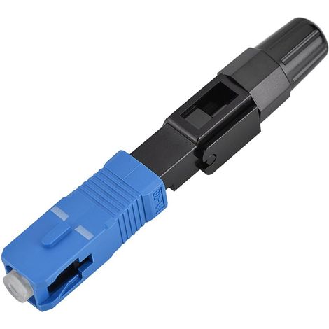 10 Connecteur Fibre Optique, SC UPC Monomode, Assemblage Rapide, Virole Céramique, Pour FTTH ODF