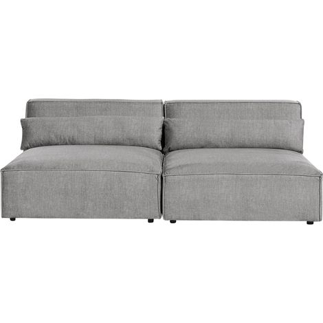 Modular Sofa 2 Seater HELLNAR Fabric Grey (1/5)