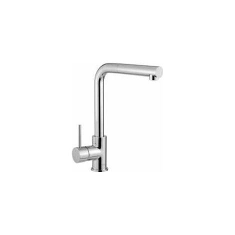 Apell APL7730DCCR Miscelatore Monocomando da Cucina con Doccetta Estraibile Canna Alta 1 Foro Leva Sanitaria colore Cromo (1/2)