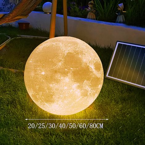 (20 cm - Lumière neutre) Lampe d'ambiance solaire LED pour pelouse et jardin (non solaire), décoration extérieure. (1/5)