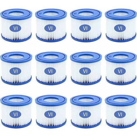 8 Pack Type VI Swimming Pool Filter Cartridges for Bestway Size 6-58323 (1/5)