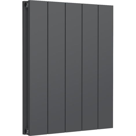 Reina Casina Double Horizontal Aluminium Radiator 600mm H x 470mm W Anthracite