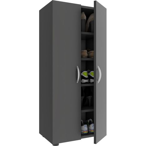 XL Madera Mueble de zapato grande Ulas 5 108x49x30 - VCM