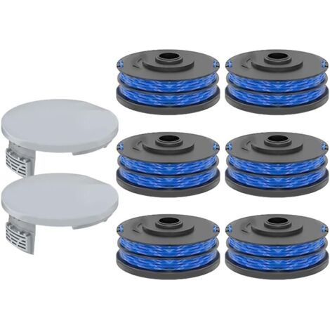Ersatzspule für Ryobi Freischneider und Trimmerspulenabdeckungen – RLT4027, RLT4125, RLT5027, RLT5127, RLT6030, RLT6130 Fadenzubehör (6+2) – 6+2 (1/5)