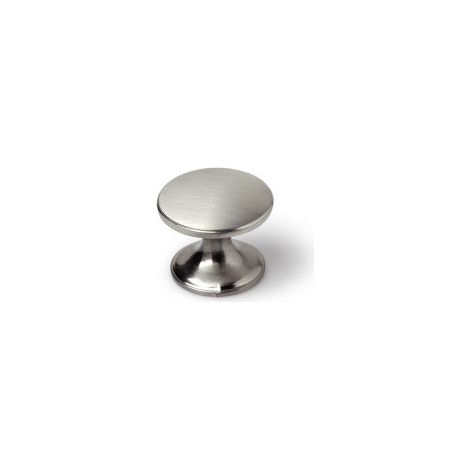 Pomo para Mueble  Estilo Contemporáneo  Fabricado en Zamak  Acabado en Níquel Satinado  Medidas 323227 mm  Sistema de Fijación  Incluye Tornillos M4  4 Unidades -