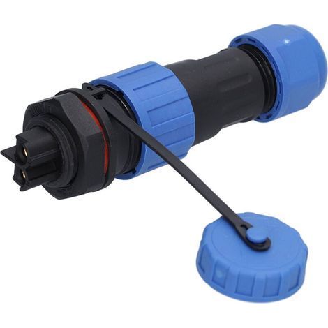 Prise d'aviation, LP16 2 broches sans soudure IP68 étanche 250 V 20 A femelle mâle connecteur de câble (1/5)