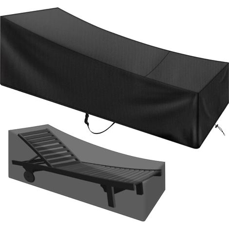 Housse pour Transat Jardin 420D Housse Chaise Longue Extérieur Imperméable (1/5)