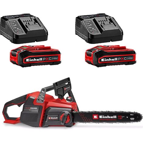 Einhell Professional Cordless Twin 18 / 36v Chainsaw Brushless 40cm 2x 4AH Kit (1/4)