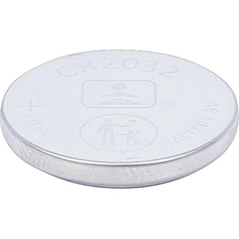 Pile CR2032 - 3V, 20 mm D. - Lithium, Longue Durée - D-Work