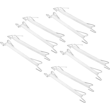 Lot de 10 crochets de support en J pour tomates grimpantes, idéaux pour le jardinage et la plantation.