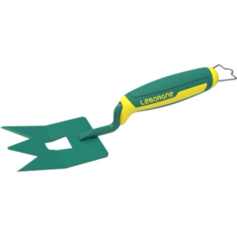 LEBORGNE Binette trident à main Duopro - manche bi-matière (1/3)