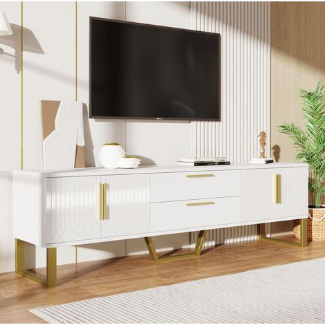 Mueble TV 4 puertas con cajones MDF 170 cm OKMYHOME (1/5)