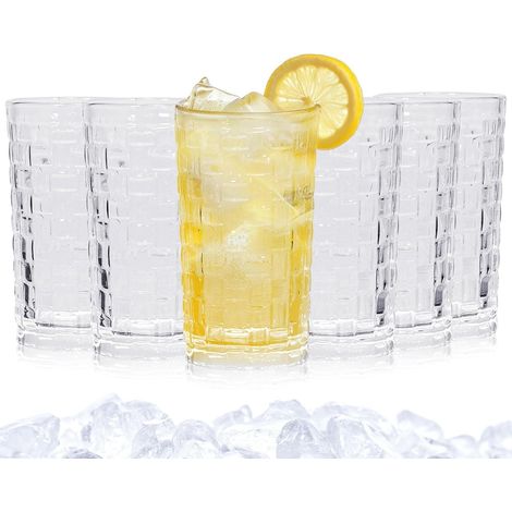 320ml Rattan Glass Glasses, 6 Pieces (1/5)