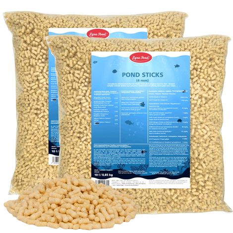 2 x 10 litres Lyra Pond® Pond Sticks en seau MHD 8/2025