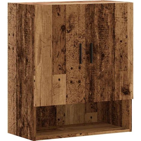 Maison Exclusive - Armadietto a Muro Legno Antico 60x31x70 cm in Truciolato