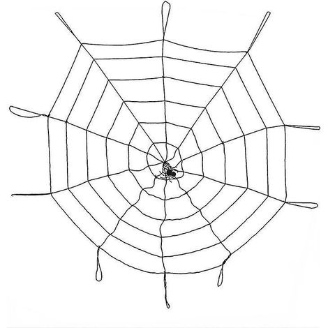 Stück Spinnennetz-Halloween-Accessoire als Geschenkidee