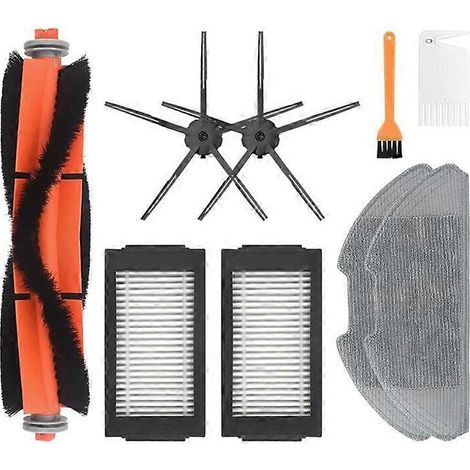 Accessoires pour maison connectée Xiaomi Mijia Pro : pièces détachées, filtre HEPA, chiffon de nettoyage, kit de brosse latérale principale, aspirateur robot. (1/2)
