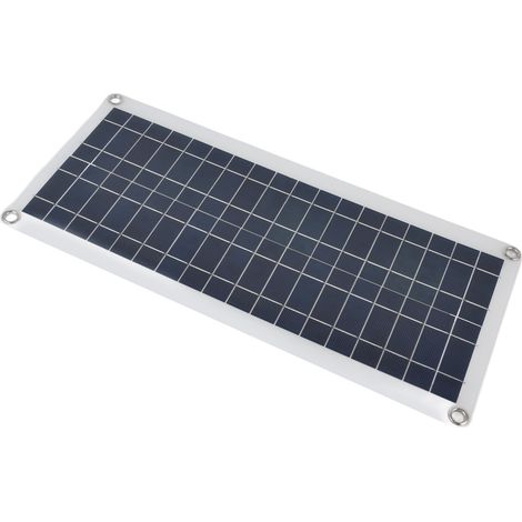 Kit de démarrage pour panneaux solaires polycristallins, contrôleur de charge 30 A, onduleur 220 W pour la randonnée, le camping, les bateaux et les caravanes. (1/5)