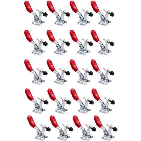 20pc Gh-201a Jeu de pinces à bascule horizontales à dégagement rapide (1/4)