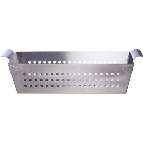 Allgrill Grillkorb aus Edelstahl 30 x 13 x 9 cm Gemüsekorb (1/5)