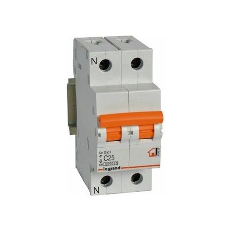 LEGRAND 419928  Custodia interruttore RX3 1P + N 6kA 25A (1/4)