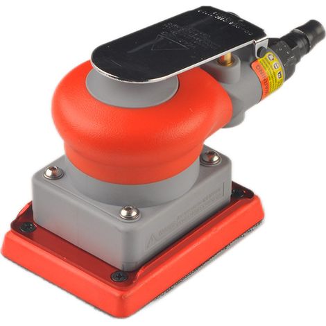 Ponceuse Pneumatique 10000 Tr/min Air Square Orbit Ponceuse de Finition pour le Ponçage du Bois, Cirage de Voiture, Ponçage des Métaux 75x100mm/3x4in (1/5)