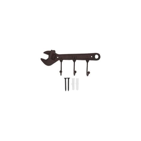 Industrial Style Hook Innovative Wall Decorative Cast Iron Hooks Clothes Hanger Pendant for Bar Entryway Wrench Shape 24x10.5x4.5cm (1/5)