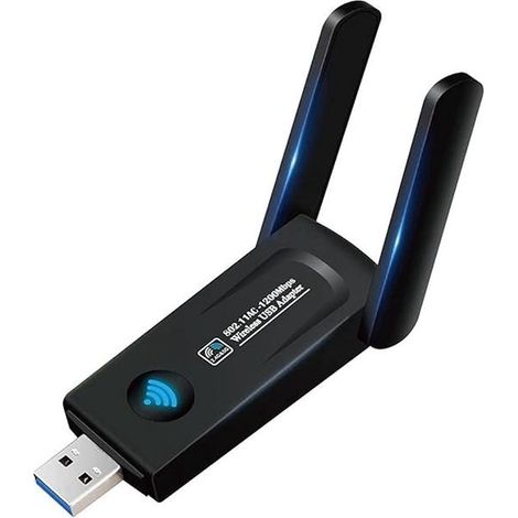 Adattatore WiFi - Connessione internet stabile e veloce - Adatto a computer desktop e portatili (1/3)