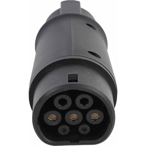 Adaptateur de Charge EV J1772 à Type 2, 16a, 32a, 240V, 7,2kw, IP54, avec Coque ABS Ignifuge, pour Véhicules Compatibles de Type 2 (1/5)