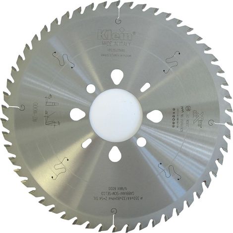 Lama circolare HW per sezionatrici a dente alternato D=400, d=75, B/c=4.4/3.2, Z (Nr. denti)=72, Fori trasc.=Giben-Homag HBS400.07275 KLEIN (1/5)