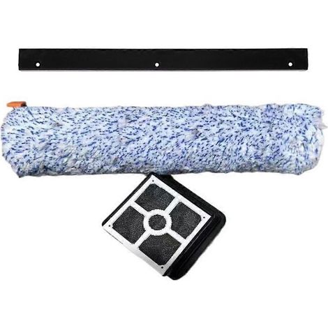 Ersatzfilter-Set für den kabellosen ILIFE W90 Staubsauger: Wischmopp, Gummischaber (1/5)