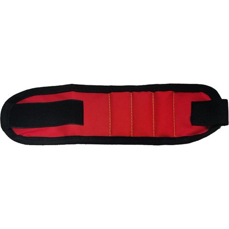 Bracelet Magnétique, Ceinture à Outils Aimantée Au Poignet pour Tenir Les Vis, Les Forets, pour Les Bricoleurs, Les Geeks, Les Mécaniciens, Les électriciens (1/5)