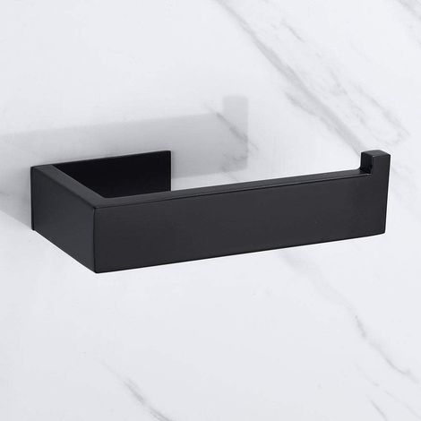 Porte-rouleau de papier toilette auto-adhésif en acier inoxydable 304, sans perçage (1/5)