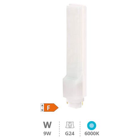 Bombilla LED PL 9W G24 6500K