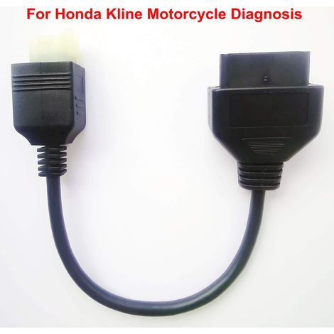 Adaptateur de diagnostic OBD-II 4 broches pour moto, connecteur (K-Line) J1962 (1/5)